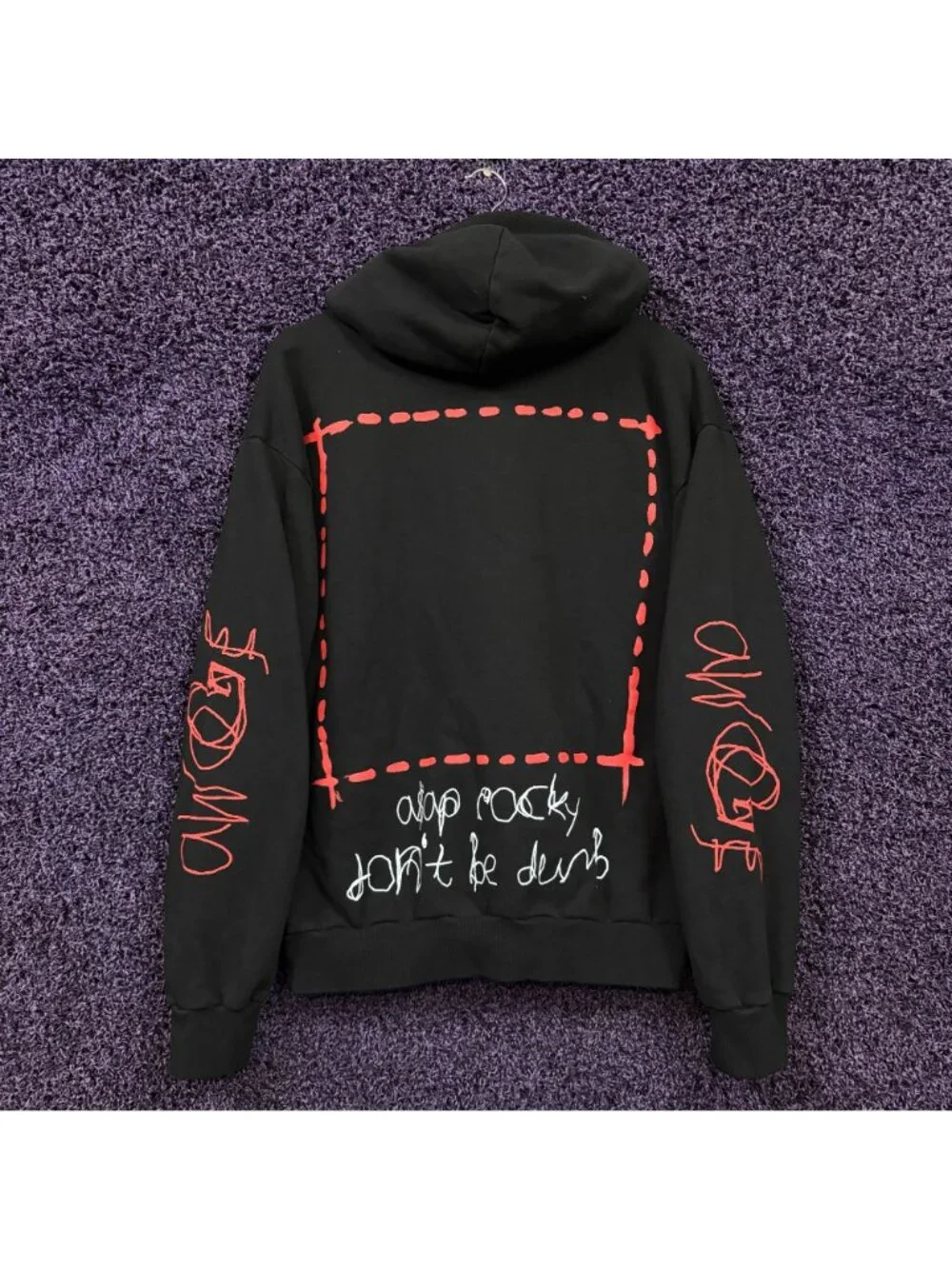 Asap Rocky Don't Do Be Dumb Tour Rap Hoodie Size Medium - Picture 3 of 4